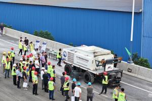 常州市道路预防性养护观摩现场 米兰网页版新技术“零距离”呈现